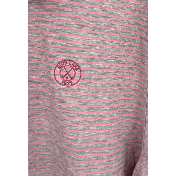 Vineyard Vines Jim Nantz Ruth Lake Pink Gray Polo Mens Sz XL - Picture 2 of 5